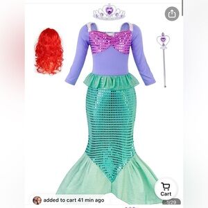 Brand new in bag 5/6 Ariel costume